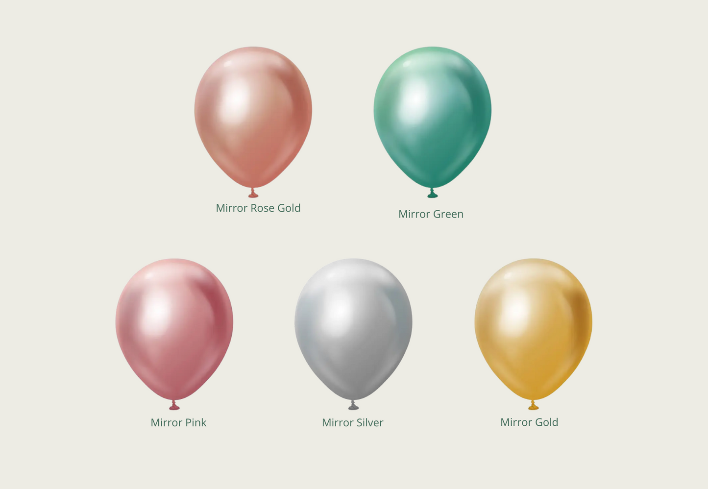 Ballons Miroir - Kalisan 5''