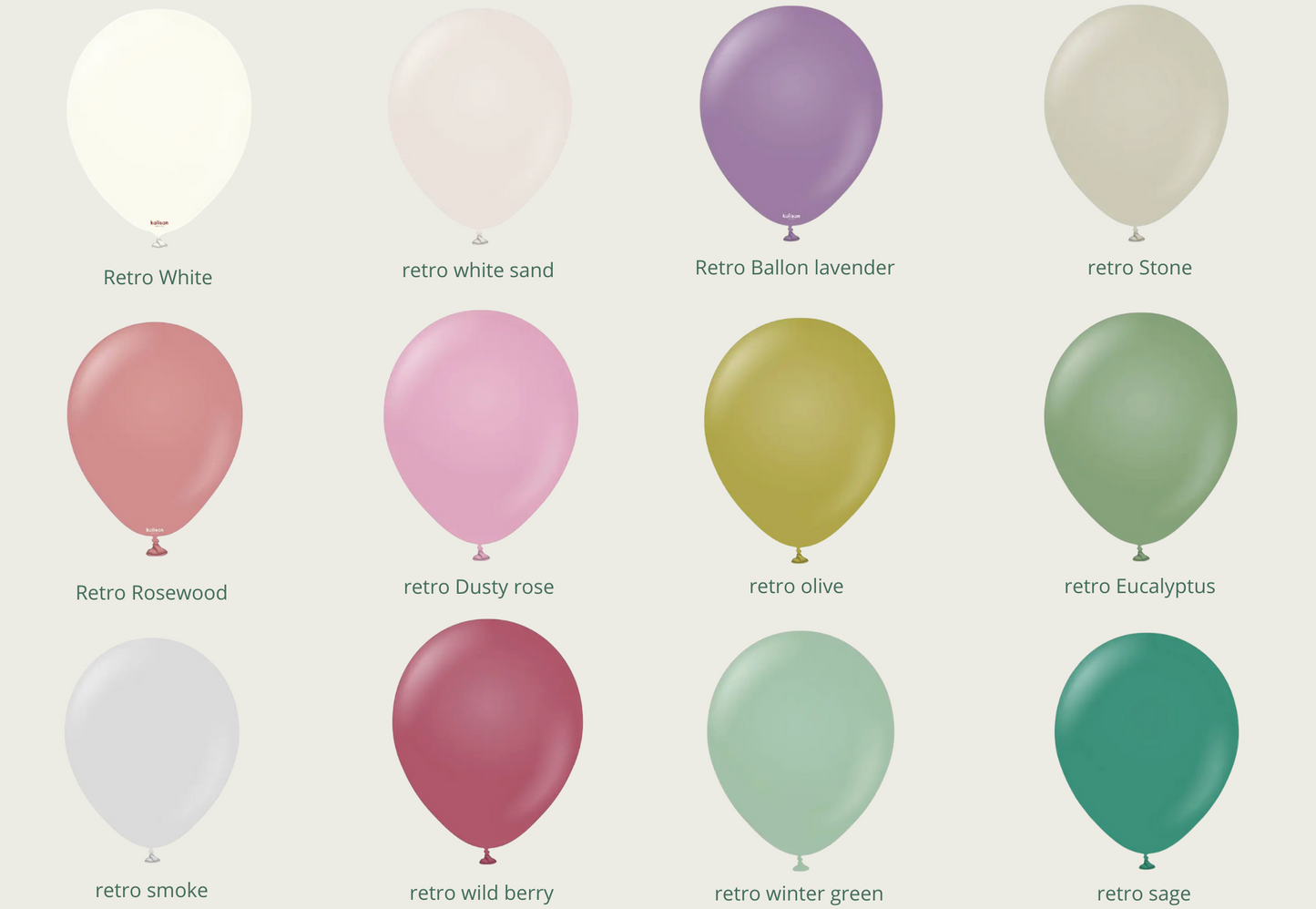 Ballons - Kalisan 12'' Standard