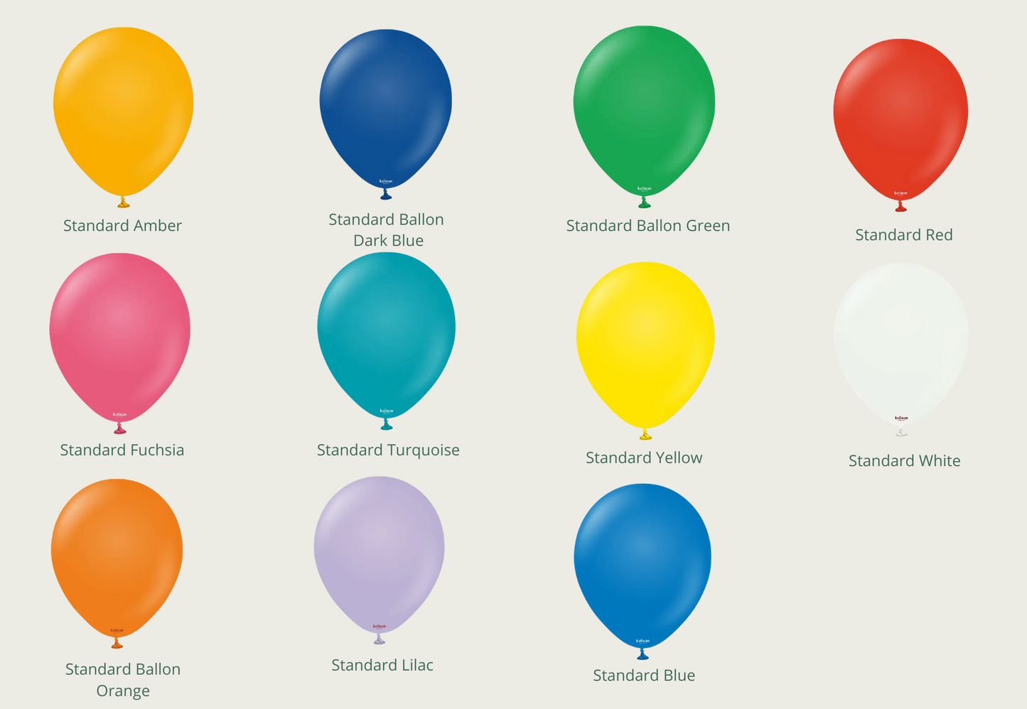Ballons - Kalisan 12'' Standard