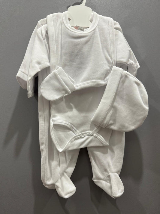 Ensemble bébé 5 pièces personnalisable – Broderie prénom