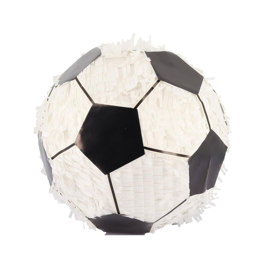 Piñata Ballon de Football  Carton Blanc et Noir Ø25cm